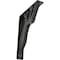 Ekena Millwork Damon Wrought Iron Bracket, (Triple center brace), Antiqued Pewter 2"W x 10"D x 12"H BKTM02X10X12TDAAPW - alternate 1